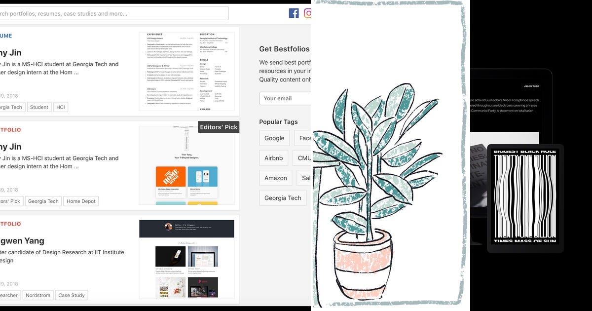 List: Portfolios | Curated by Sarah Pricey | Medium