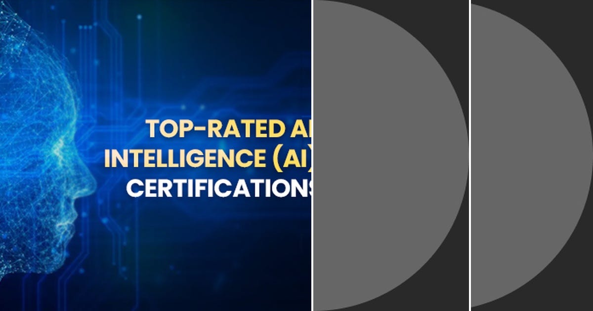 TOP-RATED ARTIFICIAL INTELLIGENCE (AI) COURSES & CERTIFICATIONS