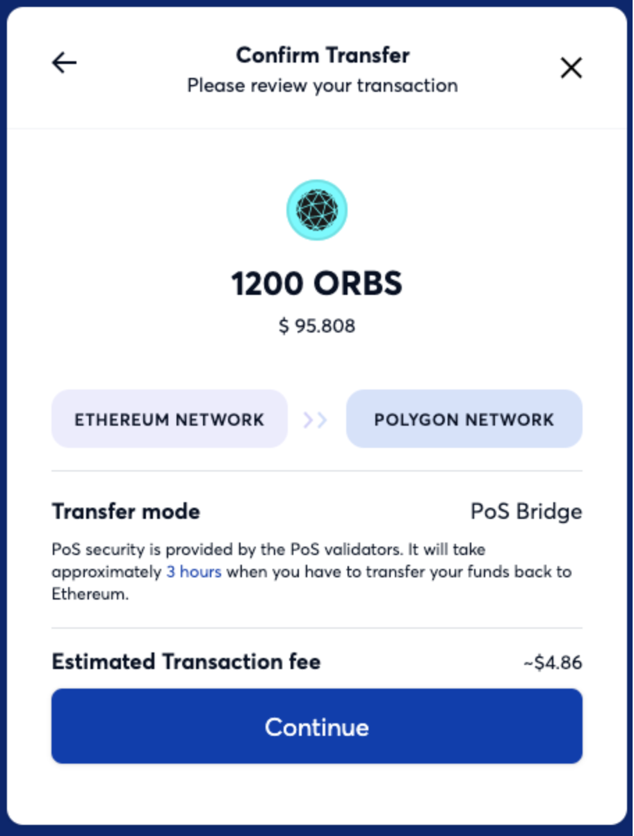 Orbs 토큰 폴리곤(Polygon) 이전 방법. 공식적으로 Orbs가 폴리곤(Polygon) 브릿지에 등록되었습니다! | by 오브스  코리아(Orbs Korea) | Medium