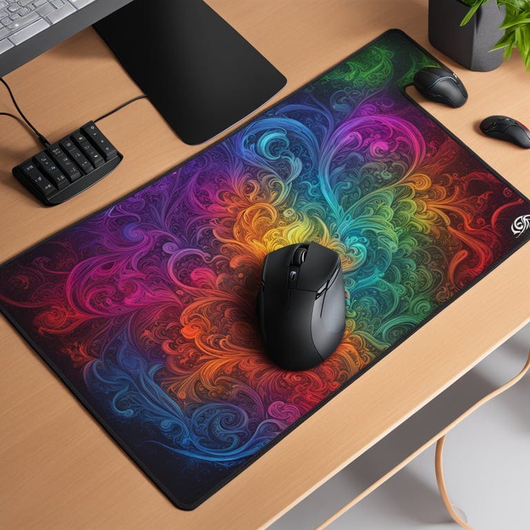 HONKID Metal Aluminum Mouse Pad, Office and Gaming Thin Hard Mouse Mat  Double Sided Waterproof Fast and Accurate Control Mousepad for Laptop,  Computer