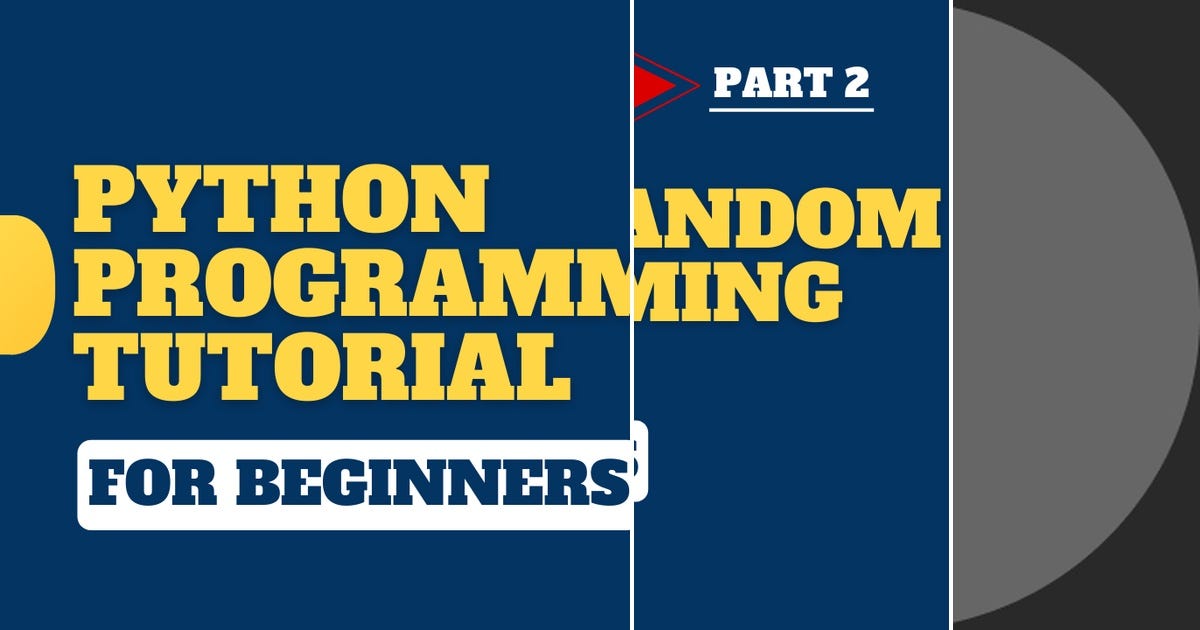 List: Python Tutorials for Beginners | Curated by JOKEN VILLANUEVA | Medium