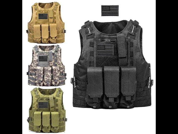  AZB Tactical Vest, Lightweight Airsoft Vest