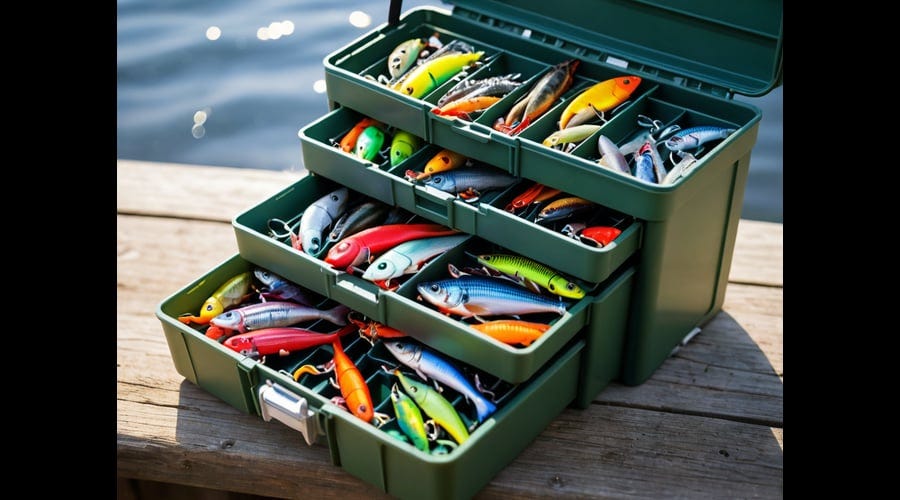 Saltwater Starter Kit (NO KNIFE): 3 Tier Tackle Box with Essential