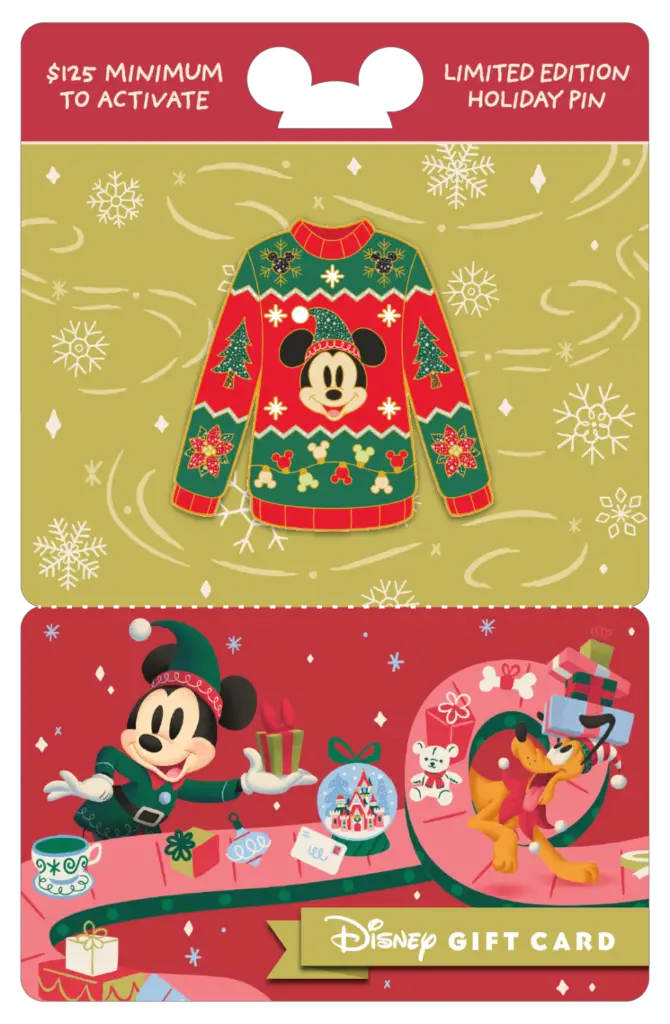 2024 Disney Holiday Gift Cards with Free Limited-Edition Pins | by