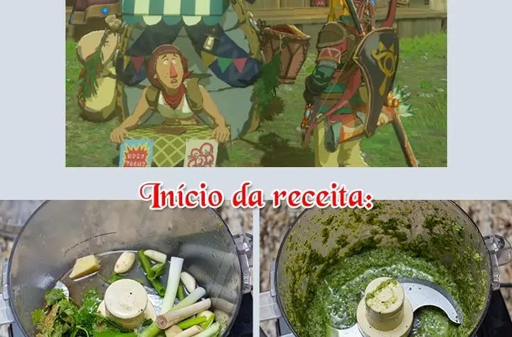 Receita de CREAM OF VEGETABLE SOUP (Creme de legumes), de Zelda Breath of the  Wild, by Matheus Lopes