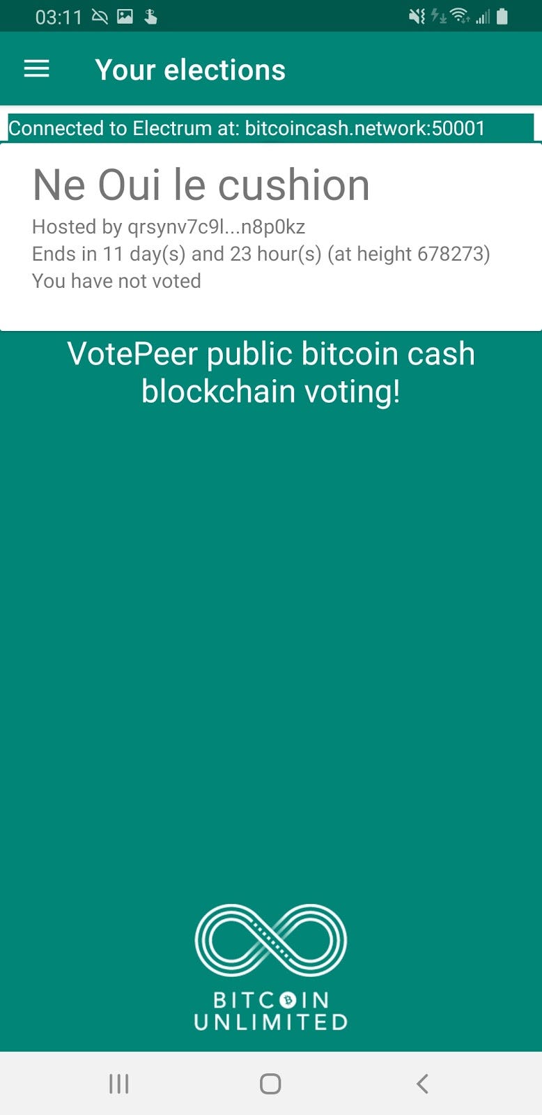 VotePeer — A call For Testers | by Bitcoin Unlimited | Medium