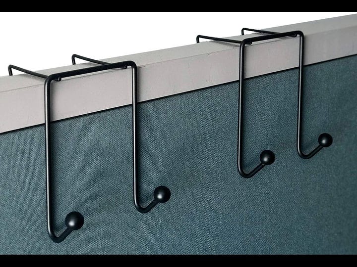 Officemate Double Coat Hooks for Cubicle Panels, Adjustable, Comes