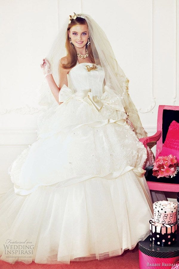 Barbie Bridal Wedding Dresses 2012, by LuxuryProm