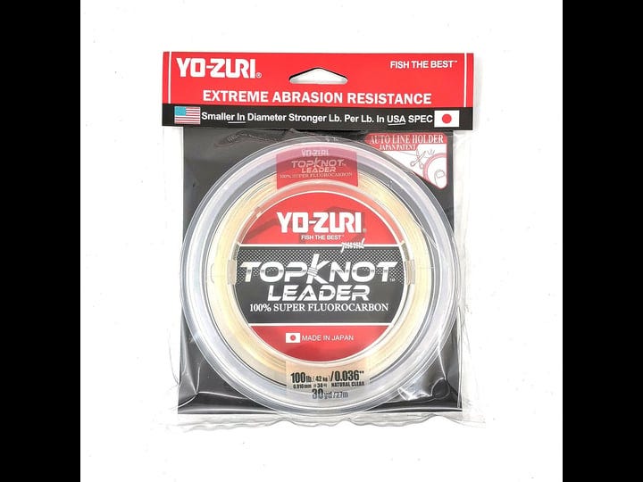 Yo-Zuri Topknot Leader Clear | 80lb