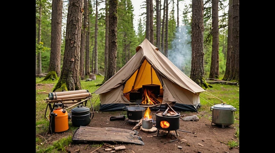 Tent With Wood Stove, by Glenn Spears, Mar, 2024
