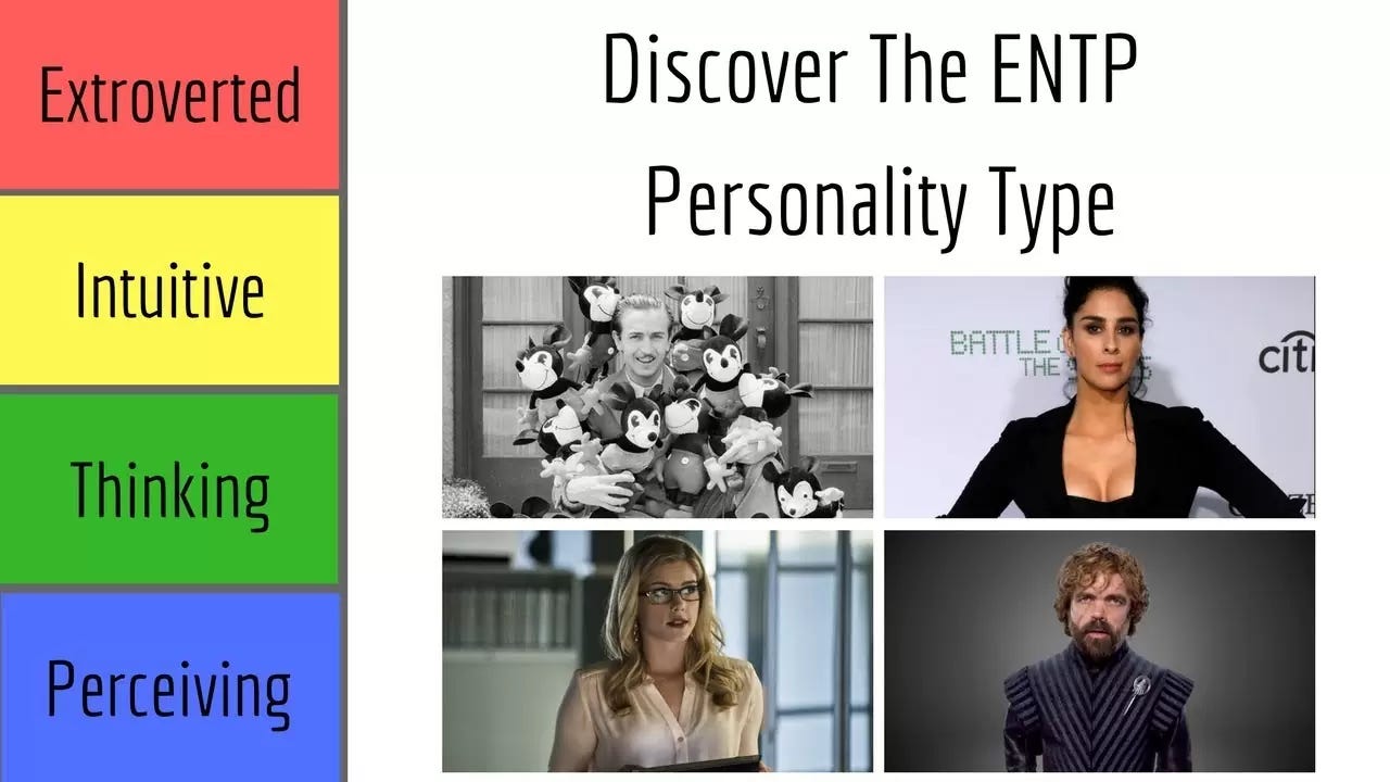 The ENTP Personality Type — Myers-Briggs Personality Test (MBTI) Guide | by  Sam Amoo - Digital Marketing and Business | Nov, 2023 | Medium