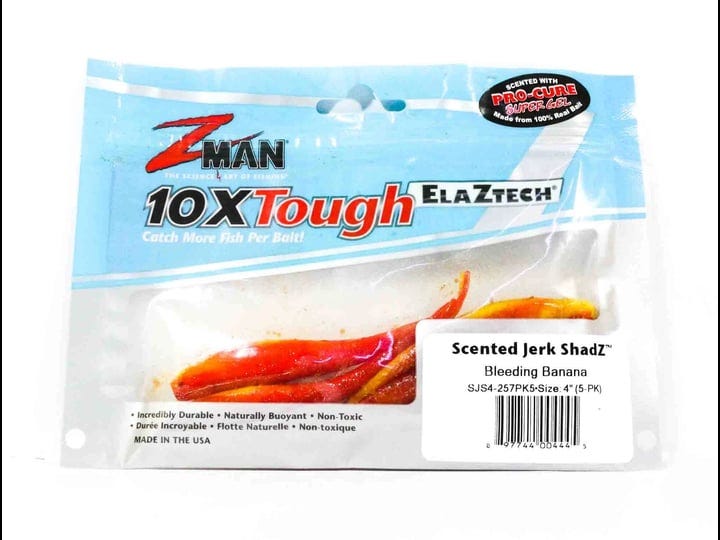 Z-Man Scented Shrimpz 3in, 5pk Soft Plastic Shrimp Fishing Lure Bait ZMan  Baits