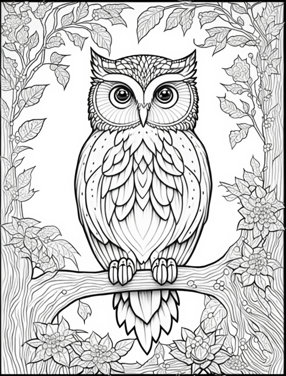 5 Great Midjourney Prompts for Custom Coloring Books Pages