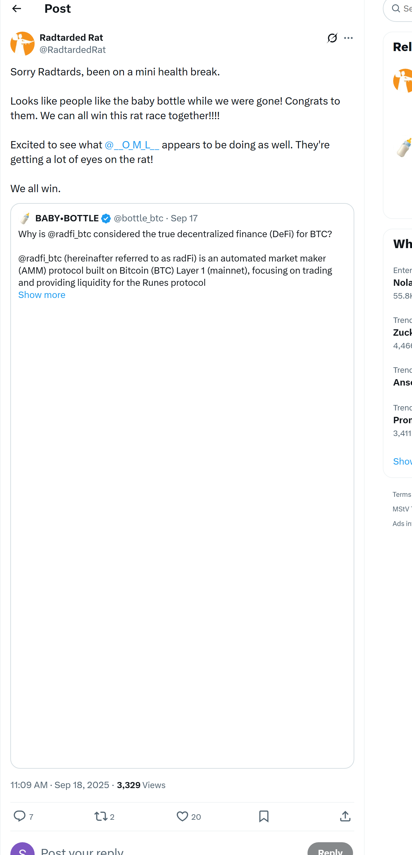 Radtarded Rat Staking » 79% APR, APY, Booster + Bonus — [Step-By-Step  Guide] | by Radtarded Rat | Jan, 2026 | Medium