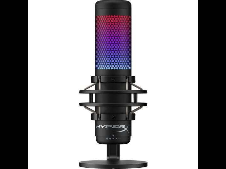 HyperX QuadCast S RGB USB Condenser Microphone with Shock Mount for Gaming,  Streaming, Podcasts : Everything Else 