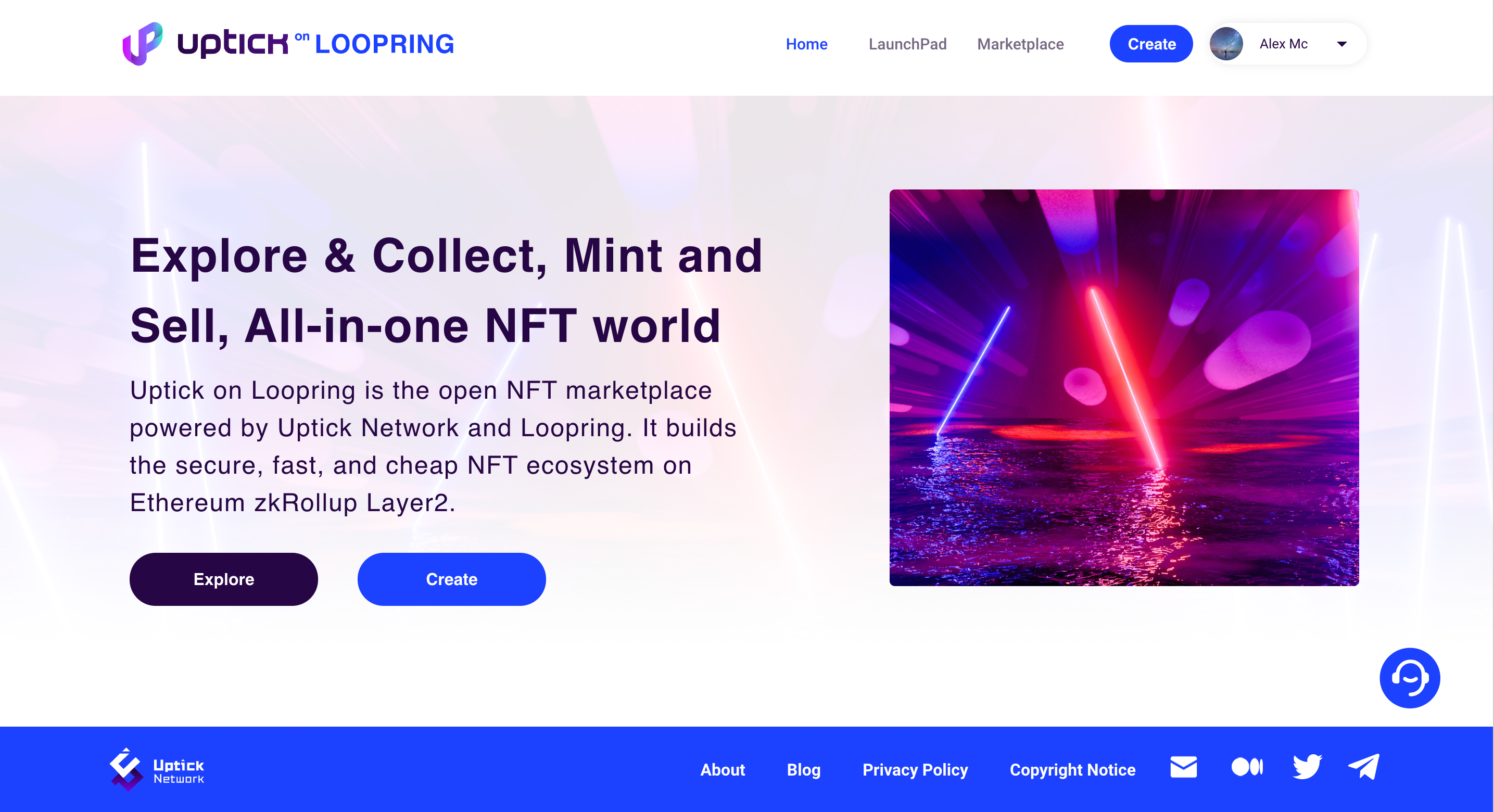 Uptick Network Launches NFT Marketplace on Loopring L2 | by Uptick Network  | Uptick Network