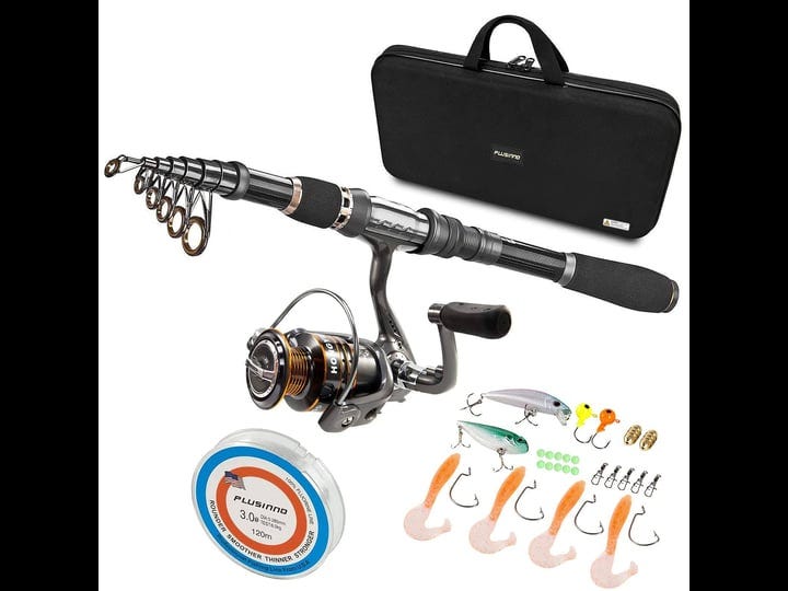 Sougayilang Telescopic Fishing Rod Reel Combos with Carbon Fiber