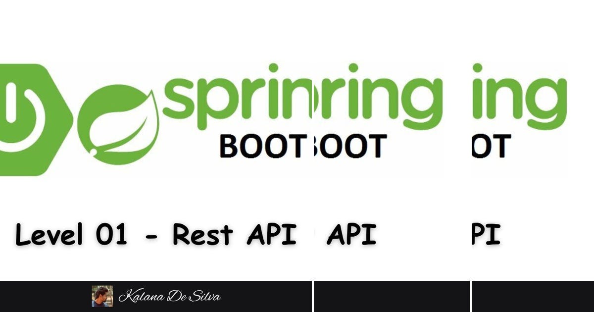List: Springboot CRUD REST API - Basic Level | Curated by Kalana De ...