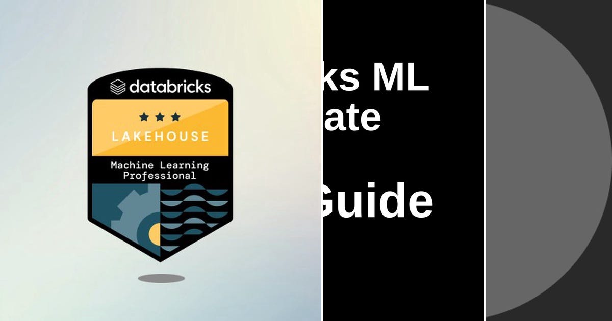 List: Databricks Data Scientist Certification Curated by Brandon List: Databricks Data Scientist Certification Curated by Brandon