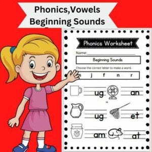 Best Phonics Worksheets for Kindergarten and Pres-chool | by Downloadable  Worksheets | Jul, 2023 | Medium