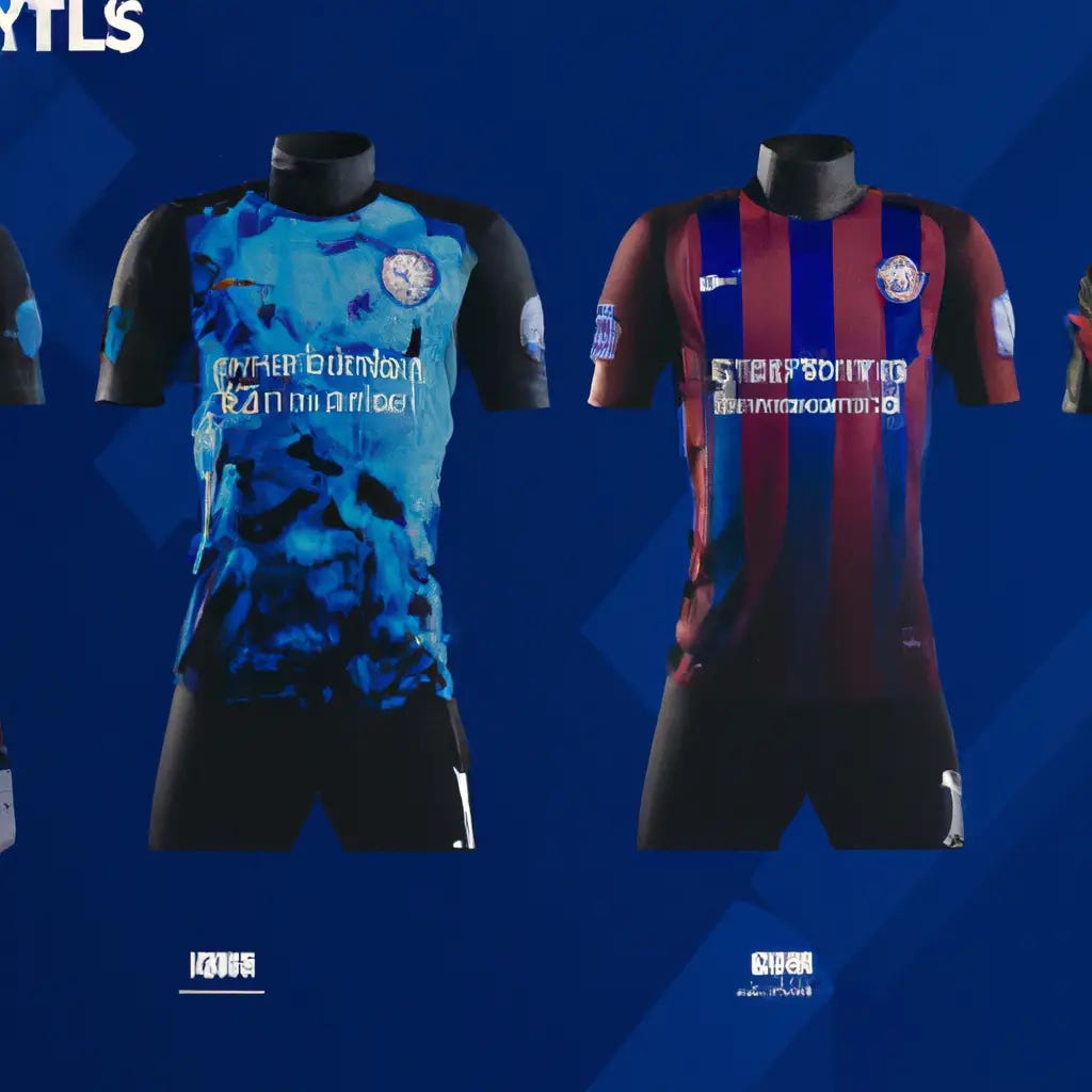 Premier League and Champions League Clubs Showcasing New Kits for