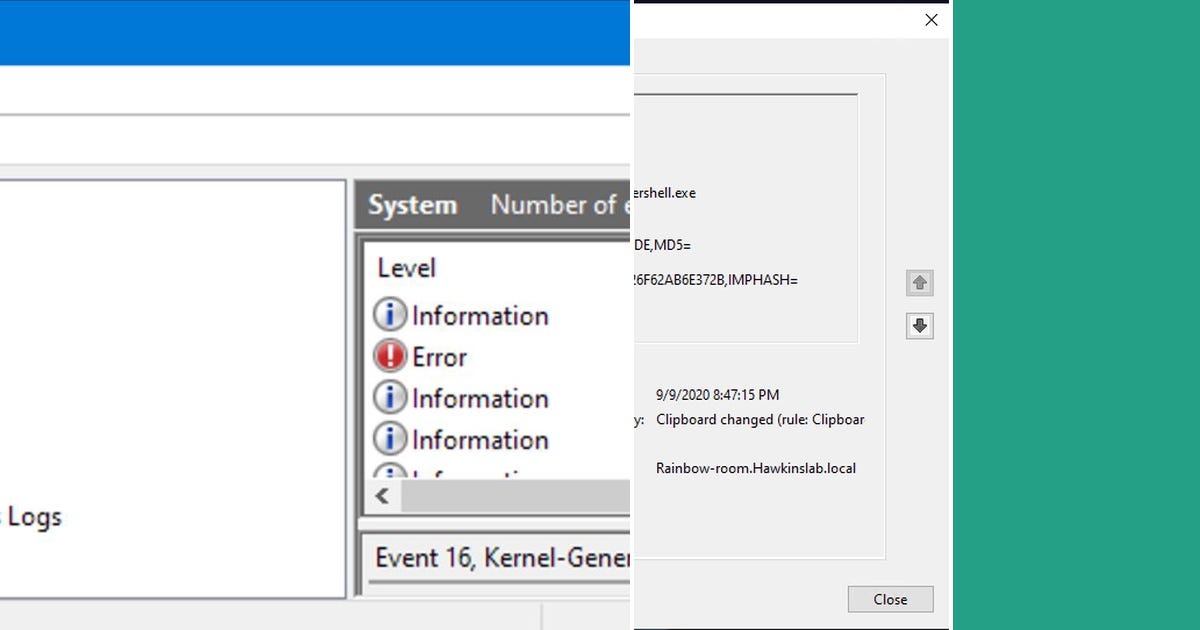 List: windows evtx files | Curated by pmr aiki | Medium