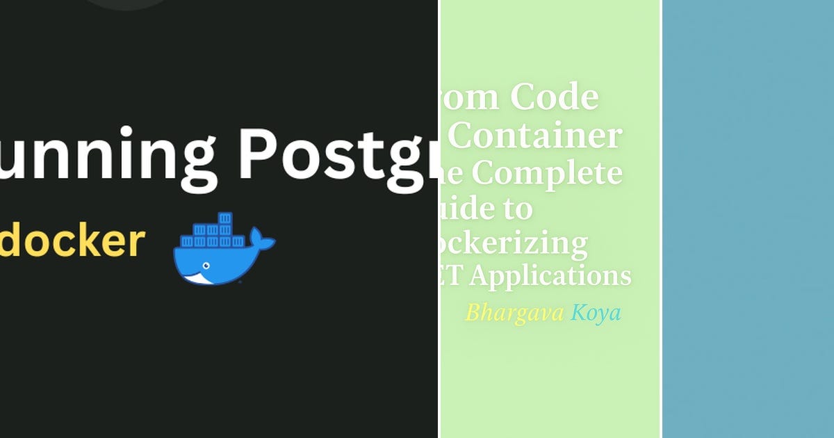 List: Docker | Curated by M69 | Medium