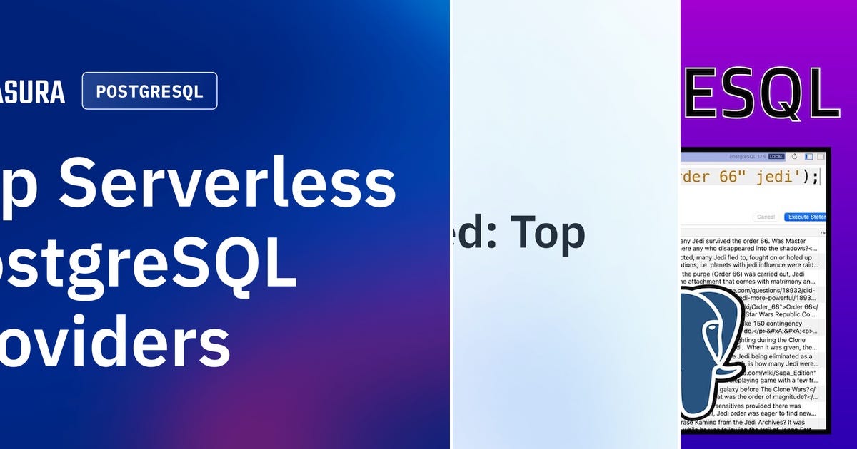 List: Postgresql | Curated by Alberto Paro | Medium