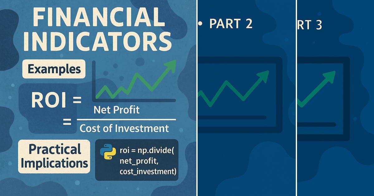 List: Decoding Financial Indicators: With Python | Curated by Code with ...