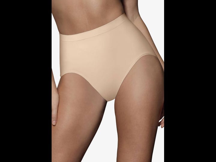 Bali Passion For Comfort Brief Panty Soft Taupe 6 Women's 