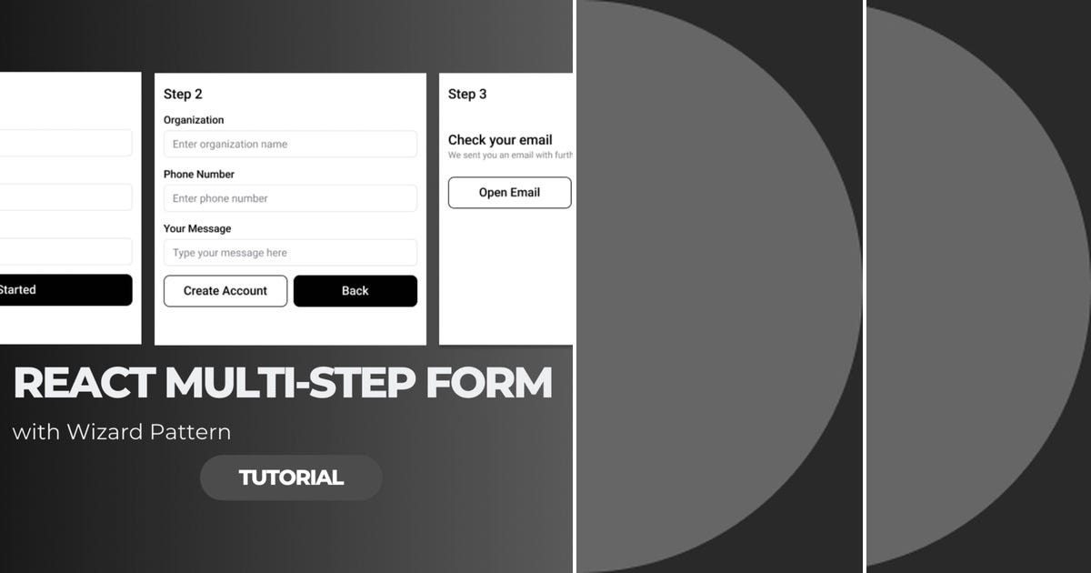 List: Multi Step Form | Curated by Aman Singh | Medium
