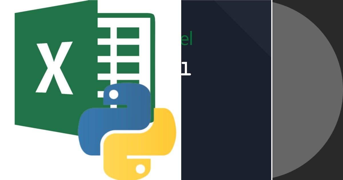 List: Python for Excel | Curated by asachan rujeephisit | Medium