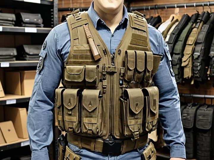 Barska Loaded Gear Plus Size Tactical Vest VX-200 (Black) Right Hand