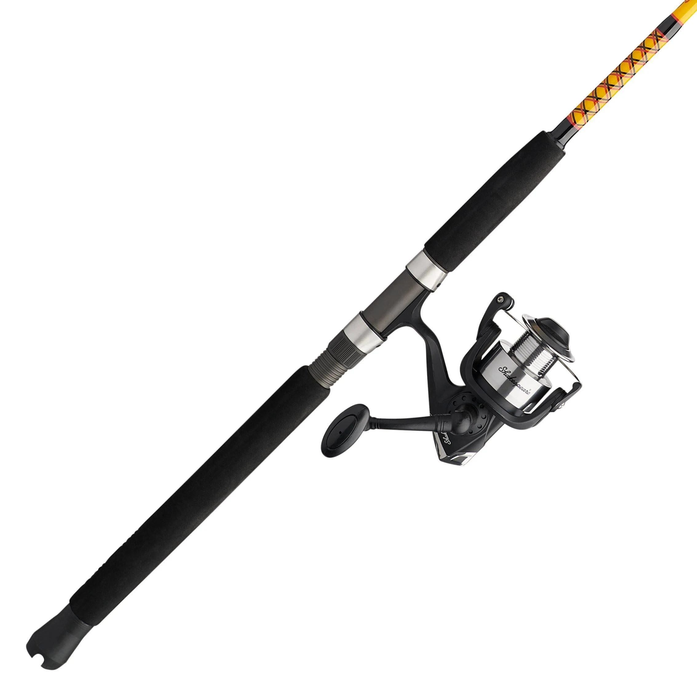 Simply Fishing Multi-Species Spincast Fishing Rod and Reel Combo with  Tackle Kit, Pre-Spooled, Medium, 8-ft, 3-pc