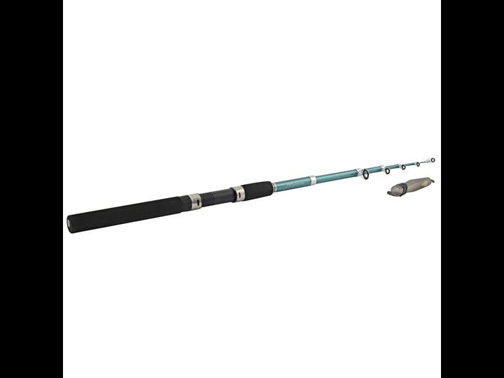 Zebco Rhino Tough Cross-Weave Glowtip Casting Fishing Rod, 6-Foot 6-in  1-Piece Rod 