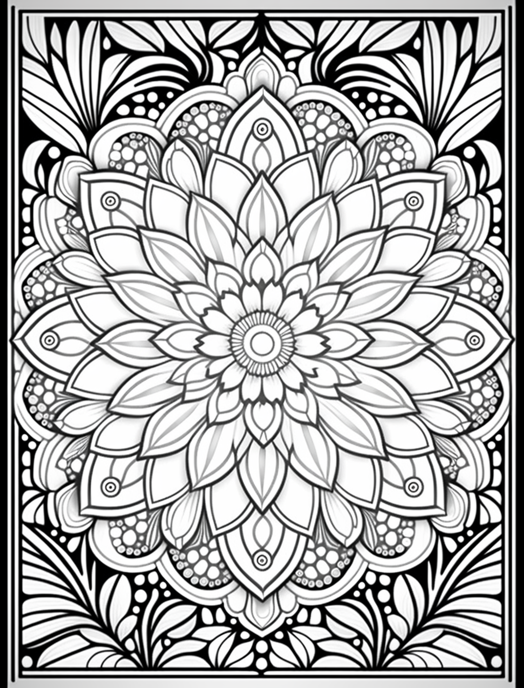 Medium coloring pages