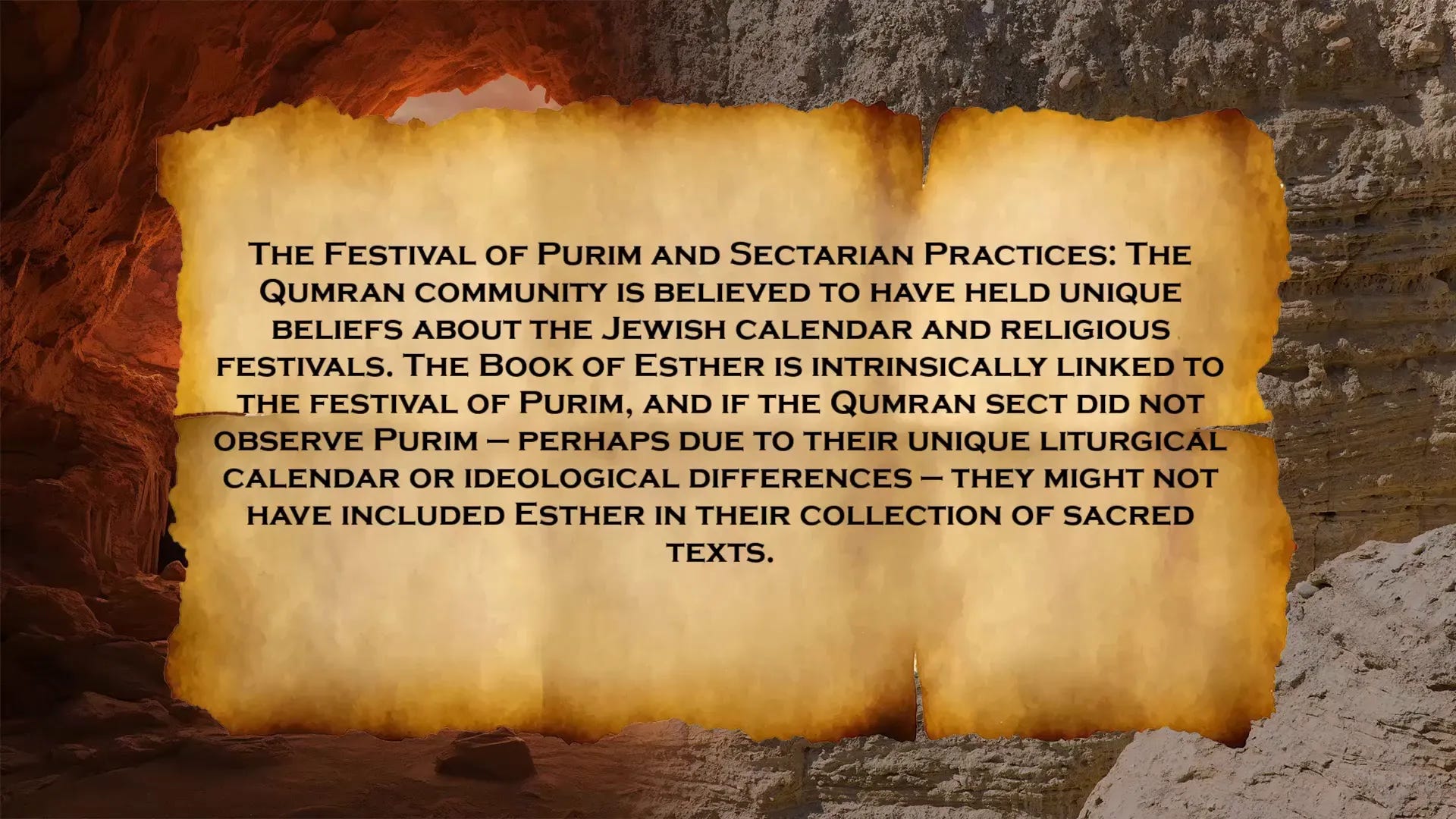 The relationship between Esther and the festival of Purim