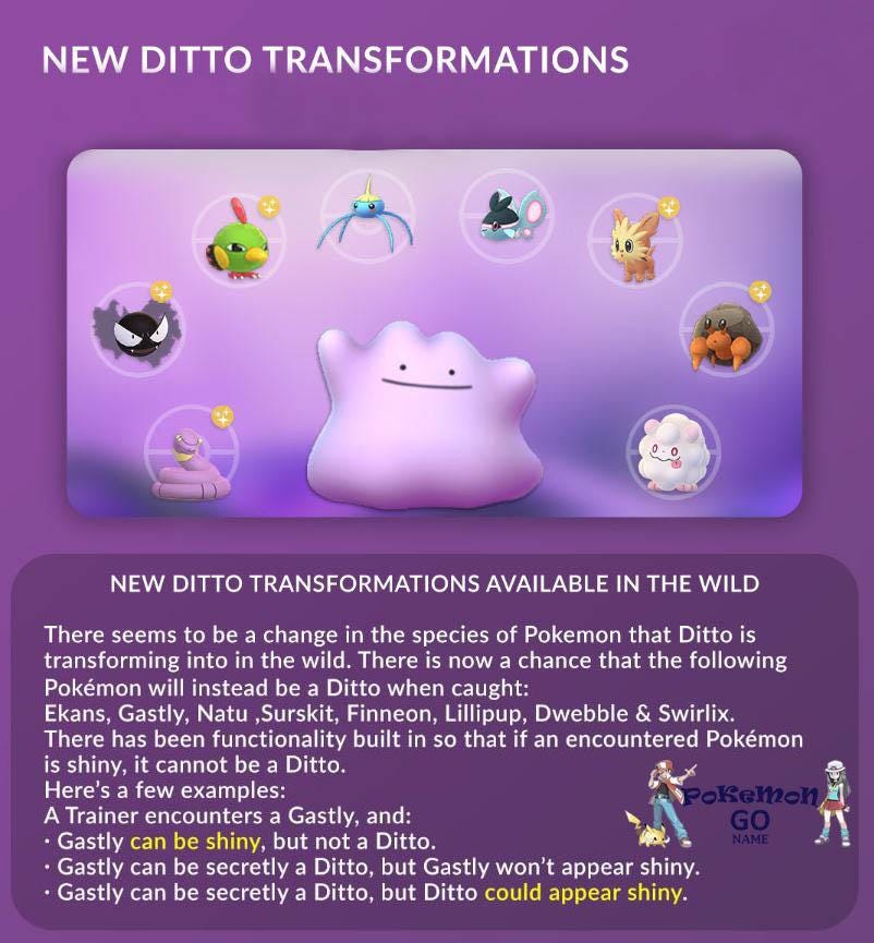 Pokemon GO Ditto Guide - Inven Global