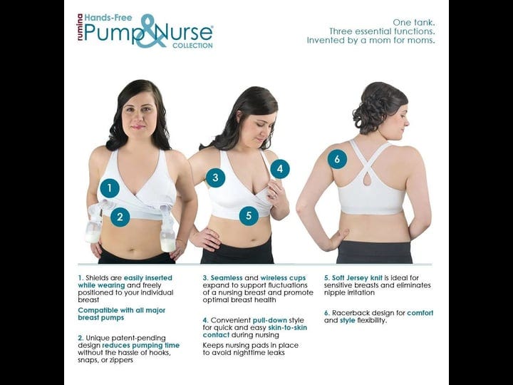 Joyspun Women's Maternity Hands-Free Nursing Pumping Bandeau Bra, Sizes S  to 3X