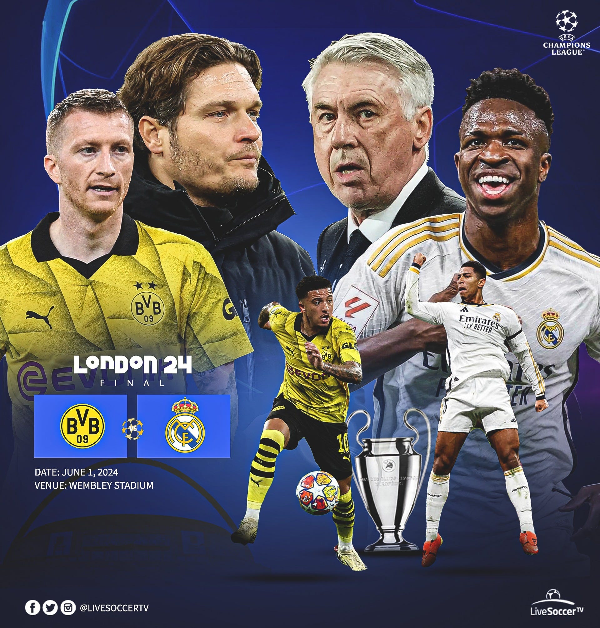 Witness the Excitement: Real Madrid vs Borussia Dortmund in 4K