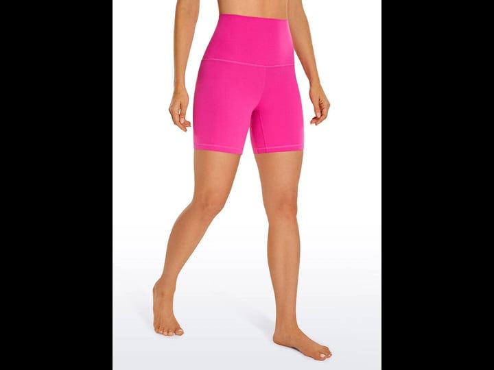 CRZ YOGA Women's Yoga Super High Waist Butterluxe Shorts 6