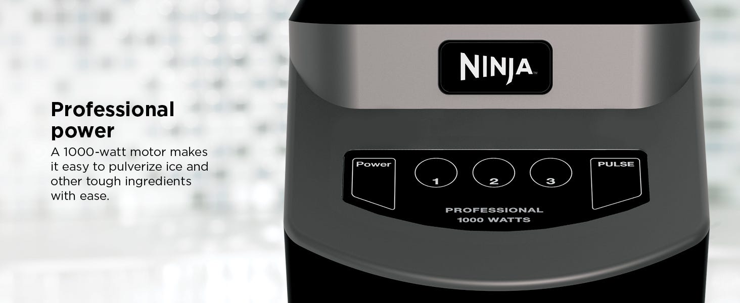 Ninja BL610 Professional 72 Oz Countertop Blender with 1000-Watt