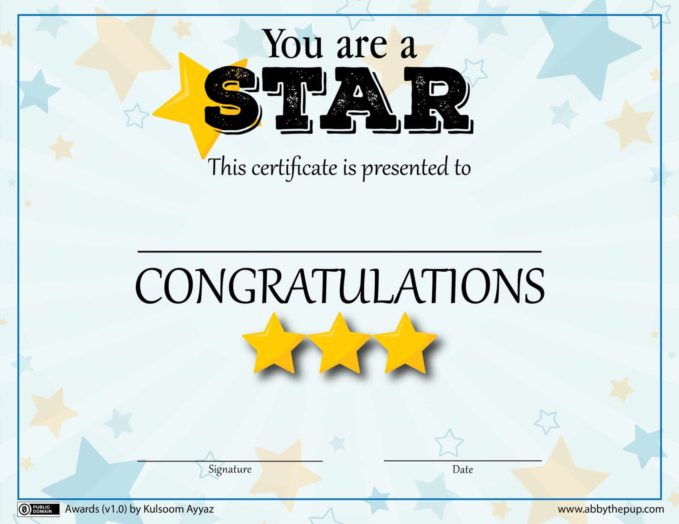 Free Printable Award Certificates Templates | by Ferdianurr | Medium