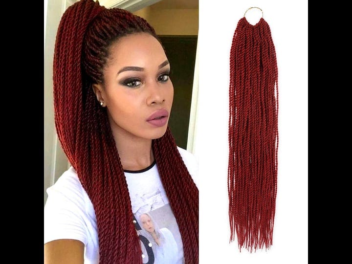Authentic Synthetic Hair Pre-Looped Senegalese Twist Braid 22