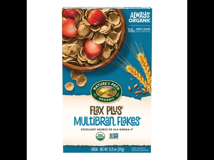 Nature's Path Organic Cereal, Flax Plus Multibran Flakes, 13.25 Oz 