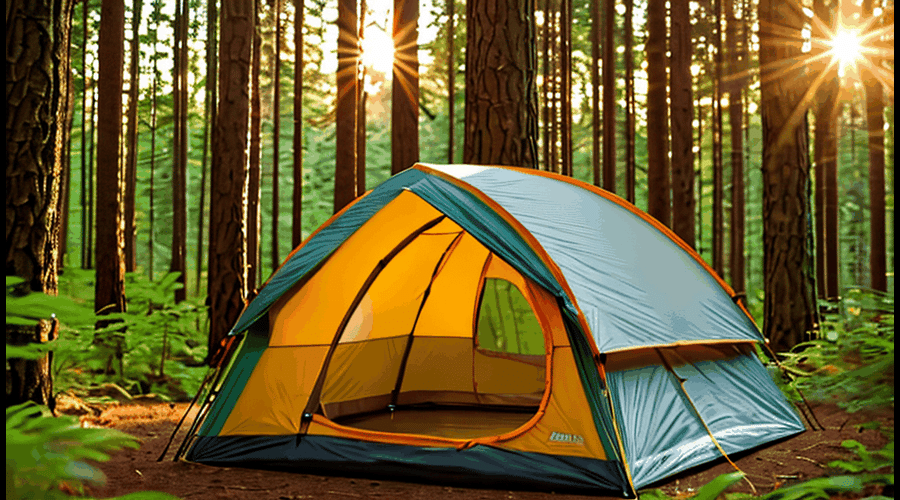 CORE 10 Person Straight Wall Cabin Tent (Orange) - Nature tee