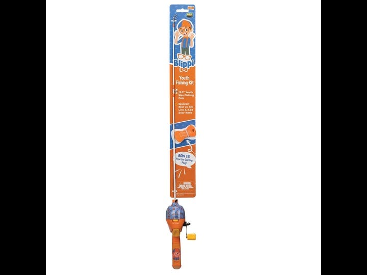 Kid Caster Blippi Tangle-Free Rod and Reel Combo with Glasses