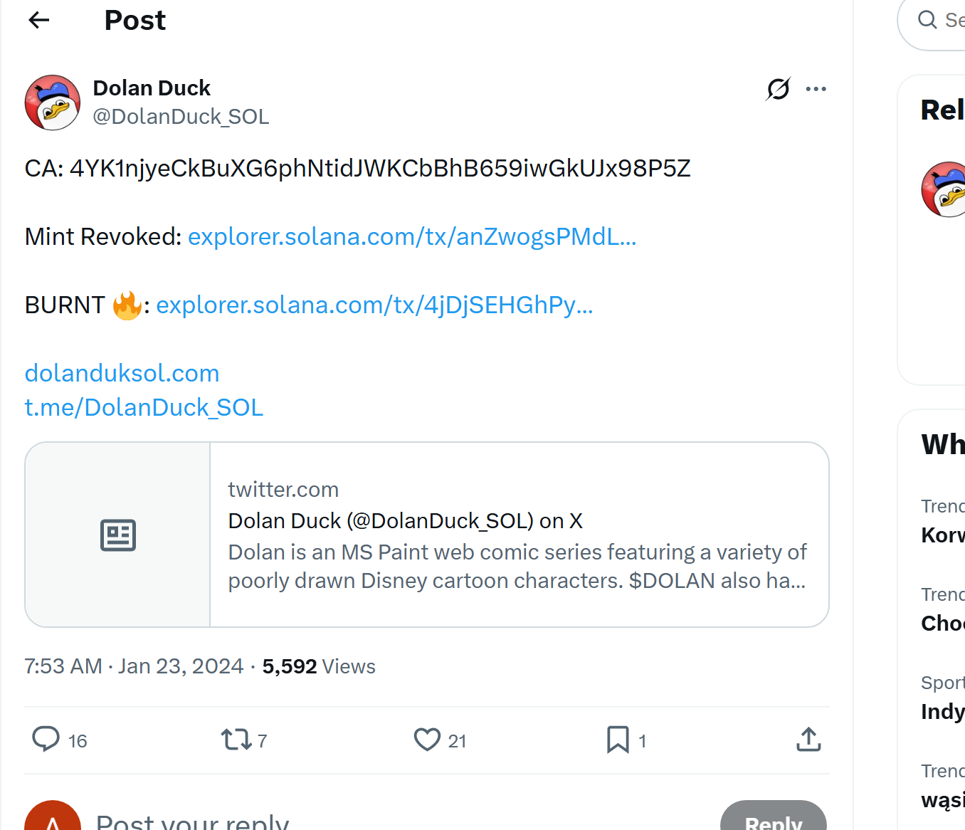 Staking $dolan 🌟 — Dolan Duck Earn 93% APY — [Step-By-Step Guide] | by  Mary Morrison | Jan, 2026 | Medium