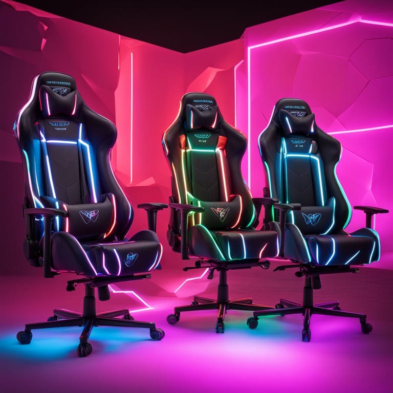 Gaming chair light online up