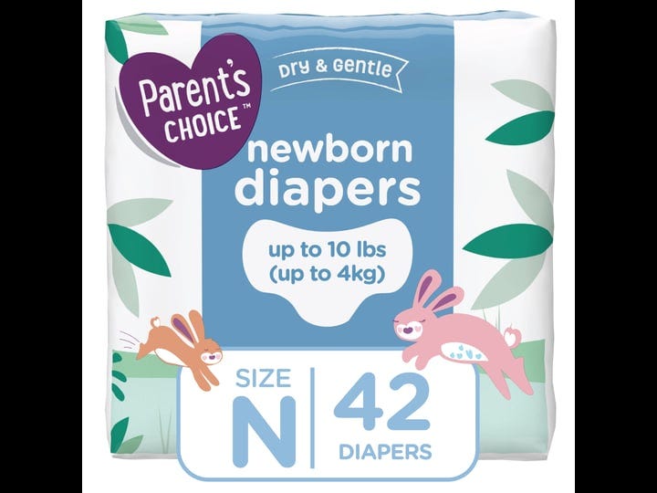 Parent's Choice Dry & Gentle Diapers Size 1, 162 Count (Select for More  Options)